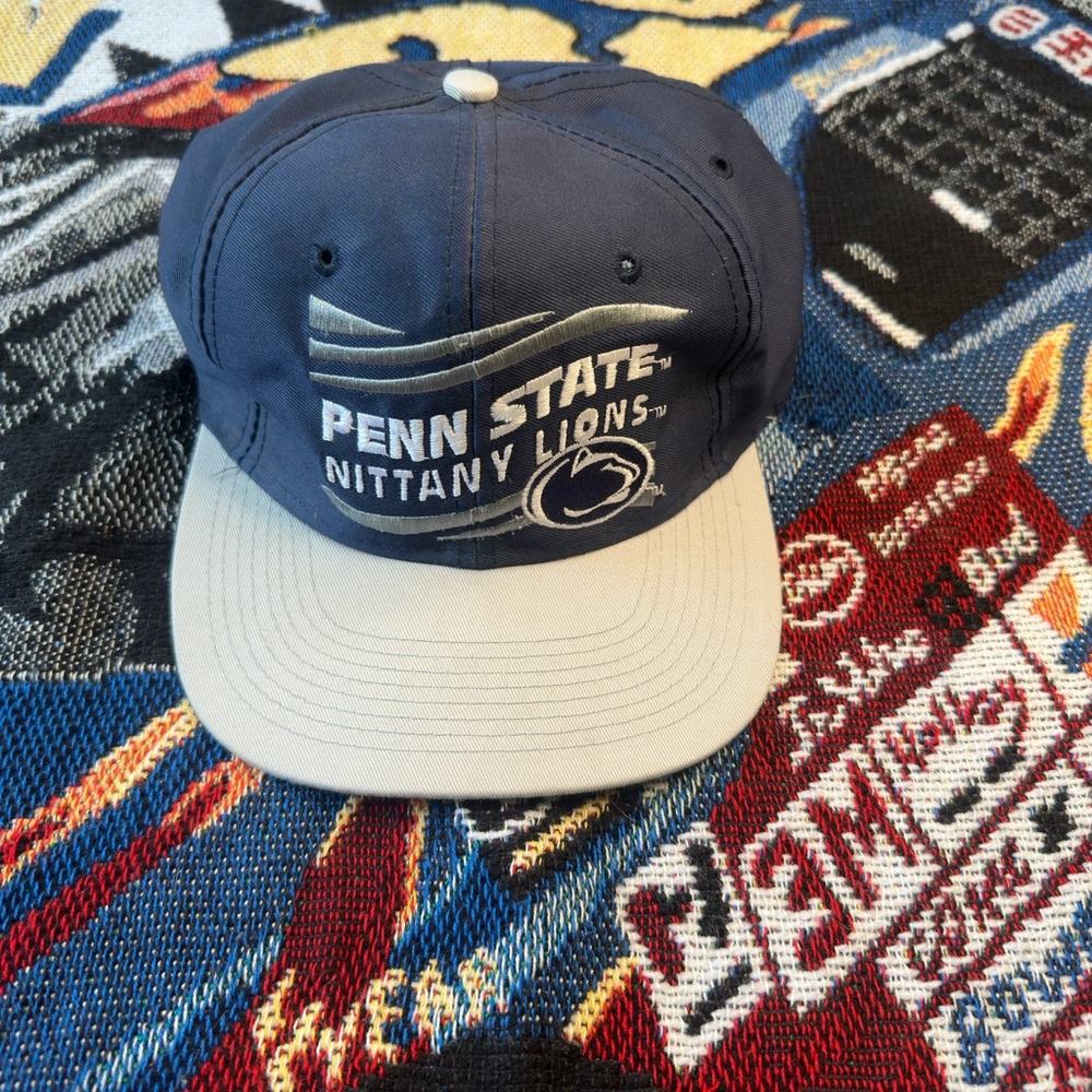 Vintage Penn State Nittany Lions Blue and Gray Hat